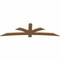 Ekena Millwork Davenport Timber Gable Bracket, Western Red Cedar, 96"W x 28"H x 1 1/2"D x 5 1/2"F, 7/12 Pitch GBW096X28X0206DAV00SWR - alternate 5